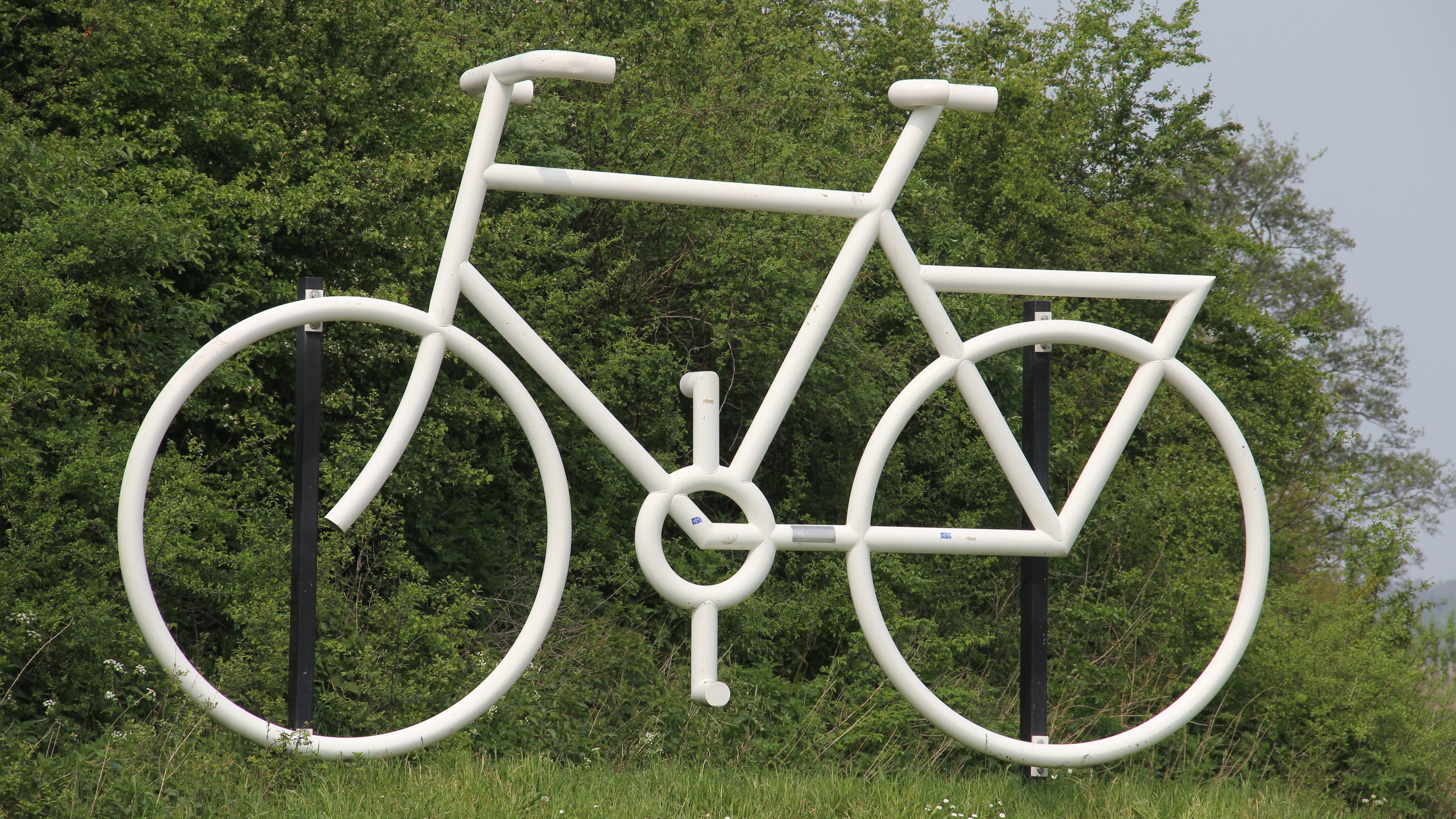 Foto: Leisurelands looft beloning van 600 euro uit voor vinder witte fiets strand Nulde