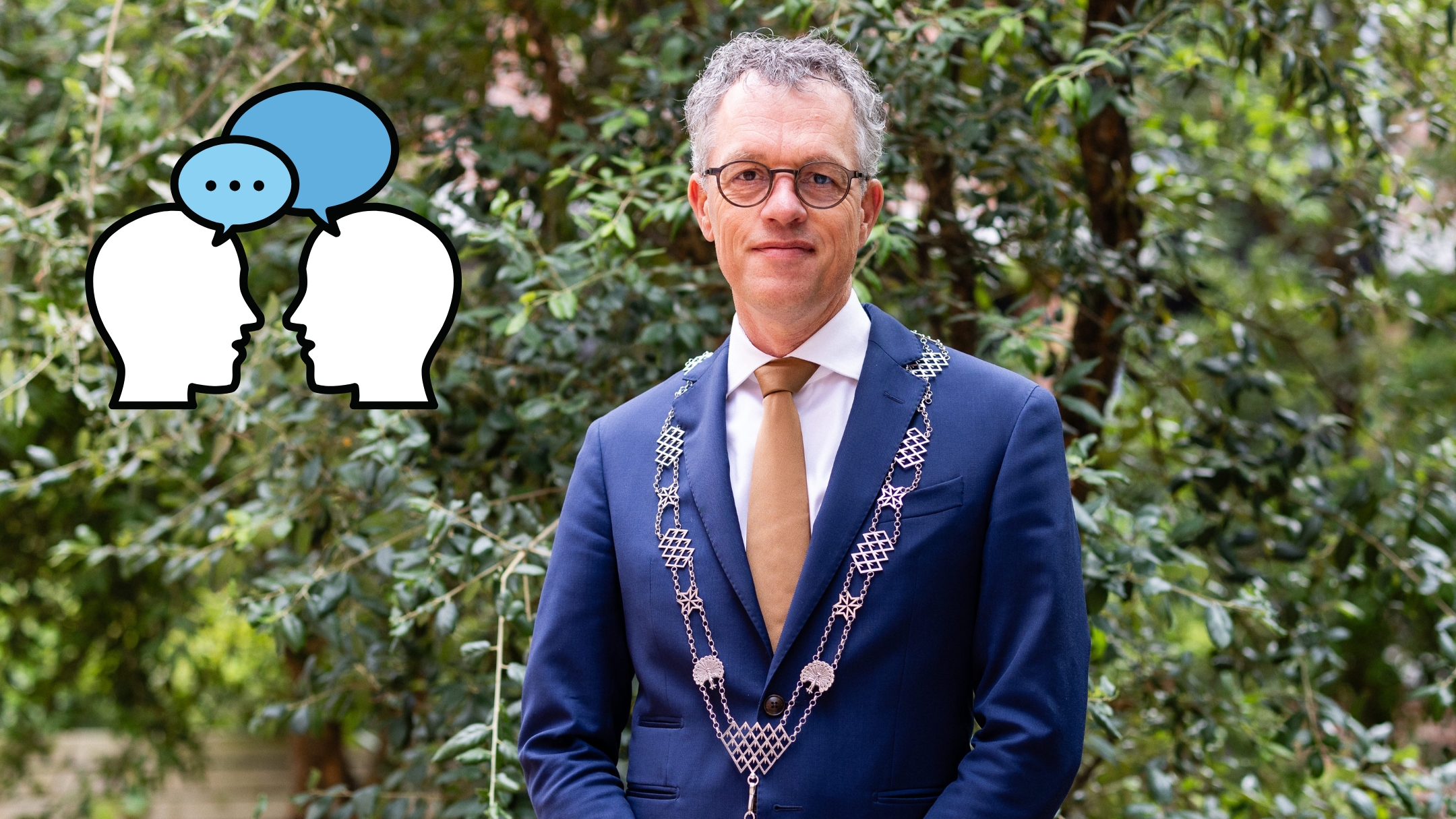 Foto: Luister terug: burgemeester Van Daalen over 'zorgdorp Ermelo', vuurwerk en de feestdagen 