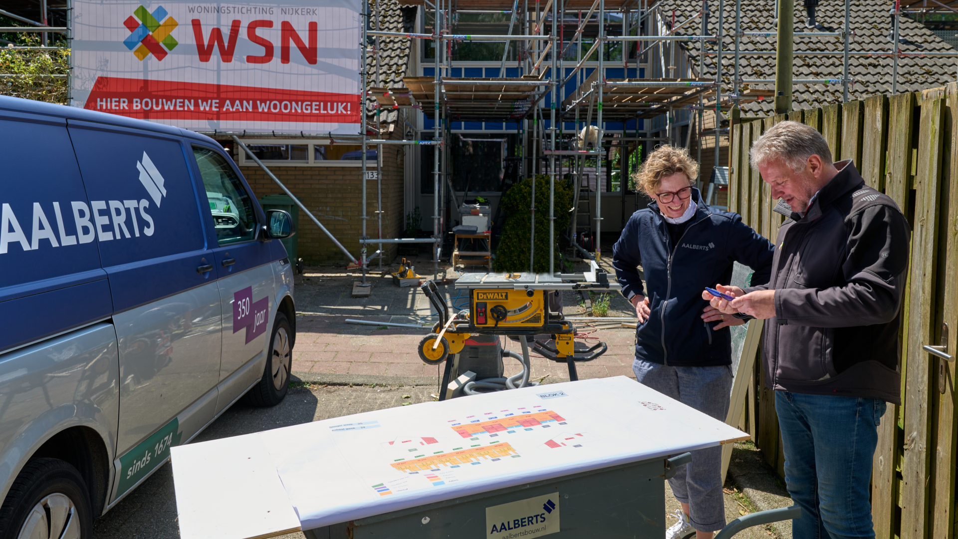 Foto: 56 sociale huurwoningen in Nijkerk verduurzaamd