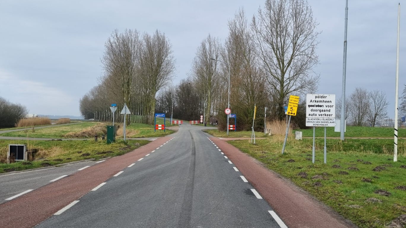 Foto: Watergoorweg wordt veiliger voor fietsers
