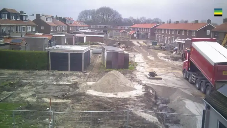 Foto: Sanering oude stortplaats in Harderwijk afgerond, verontreinigde grond in woonwijk verwijderd