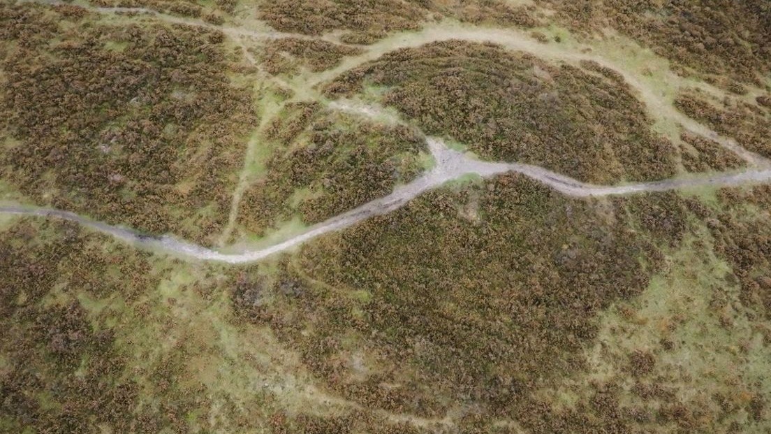 Foto: Hier liggen tientallen mysterieuze grafheuvels