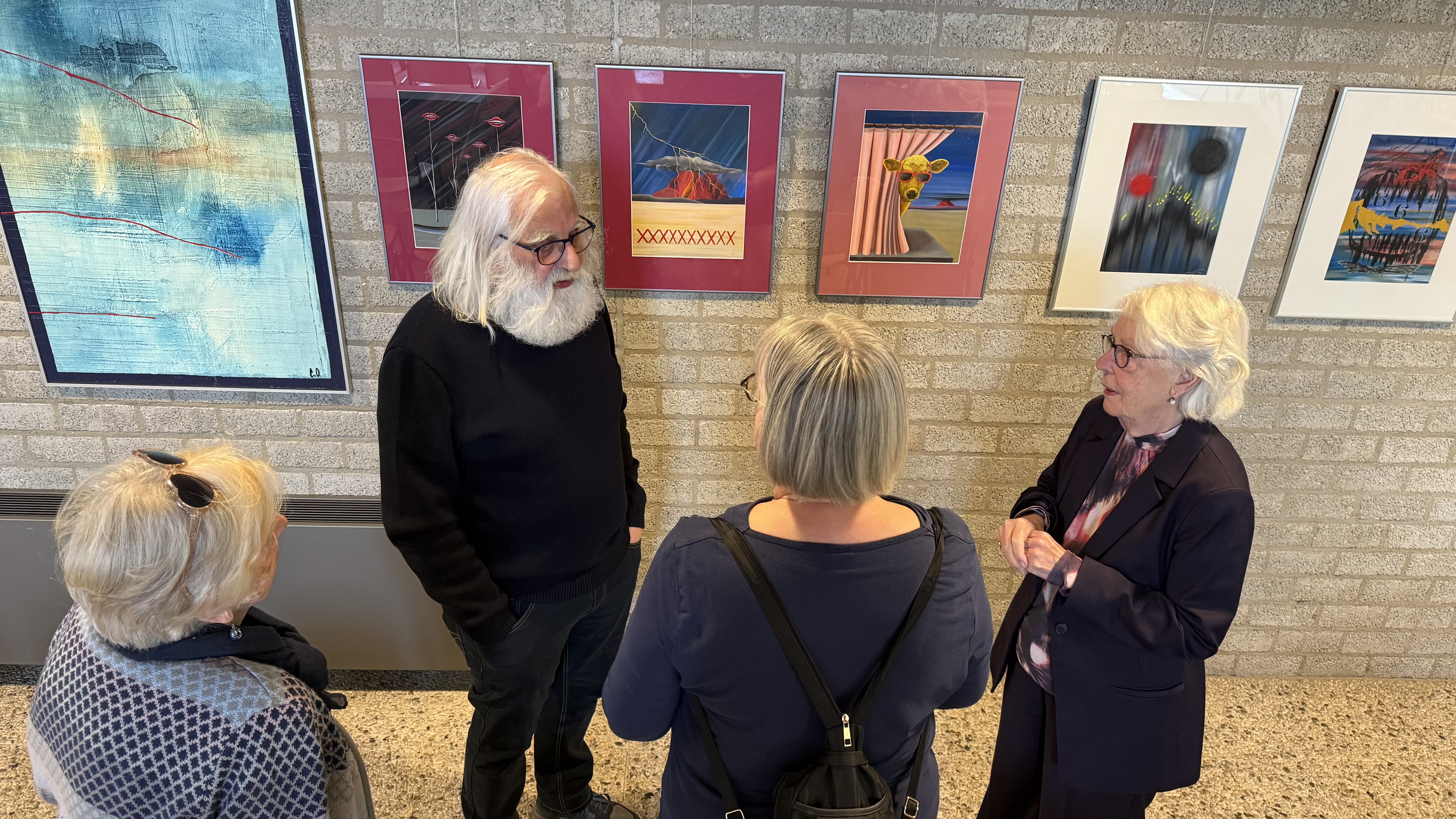 Foto: Expositie Cees Otte geopend in De Eshof