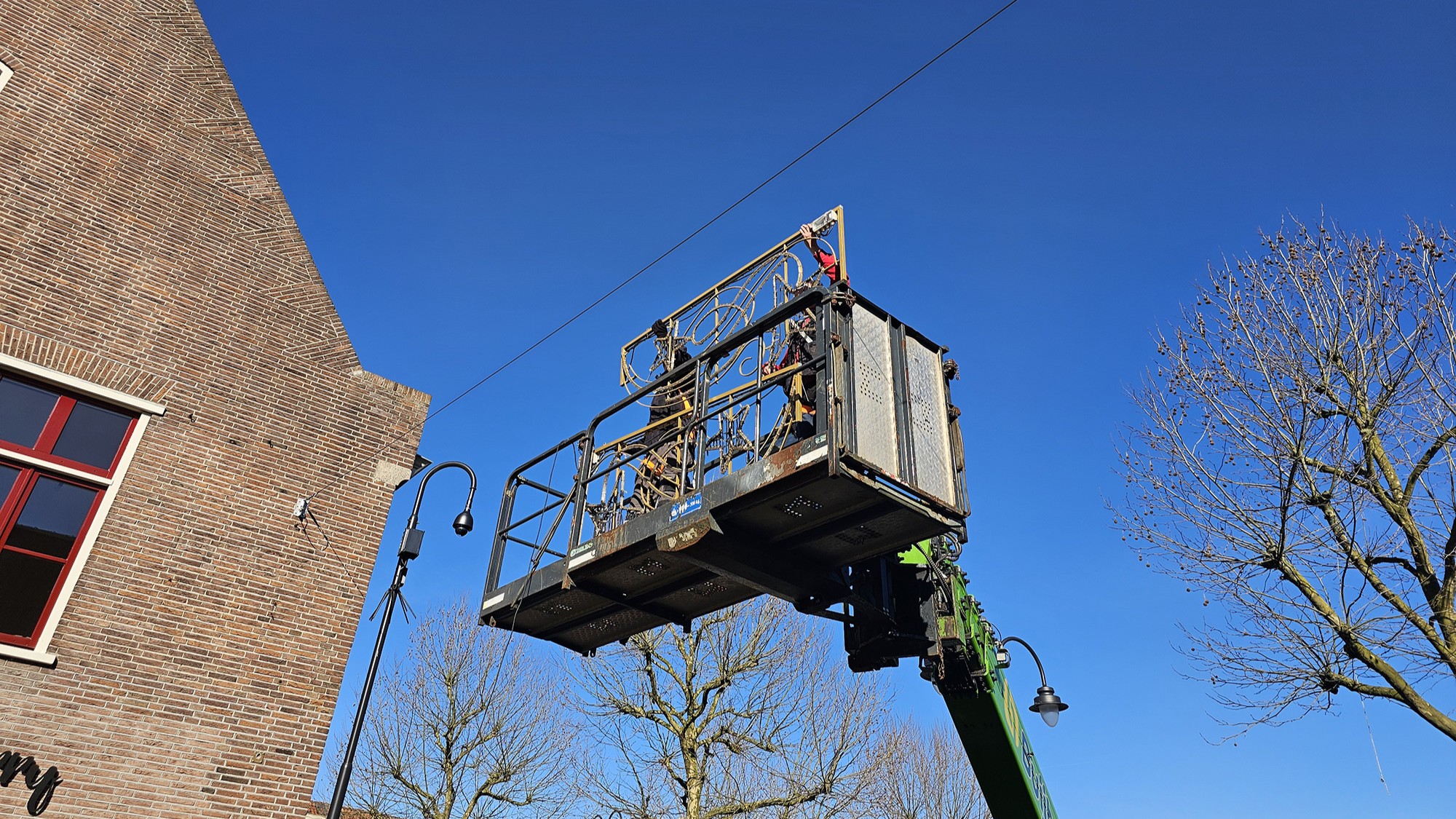 Foto: Sfeerverlichting centrum Nijkerk verwijderd