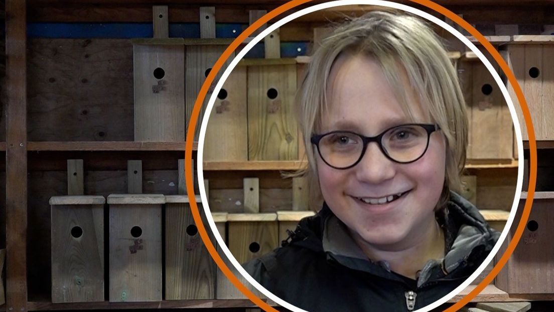 Foto: Ondanks tumor blijft Jace (10) bouwen: ‘Soms wel vijftig vogelhuisjes op een dag’
