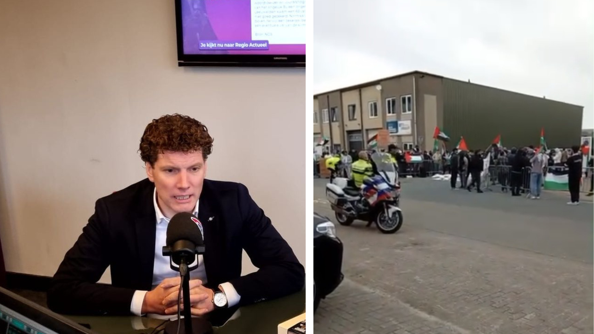 Foto: Van der Tak over reacties op protest: 'Polarisatie helpt ons niet verder'