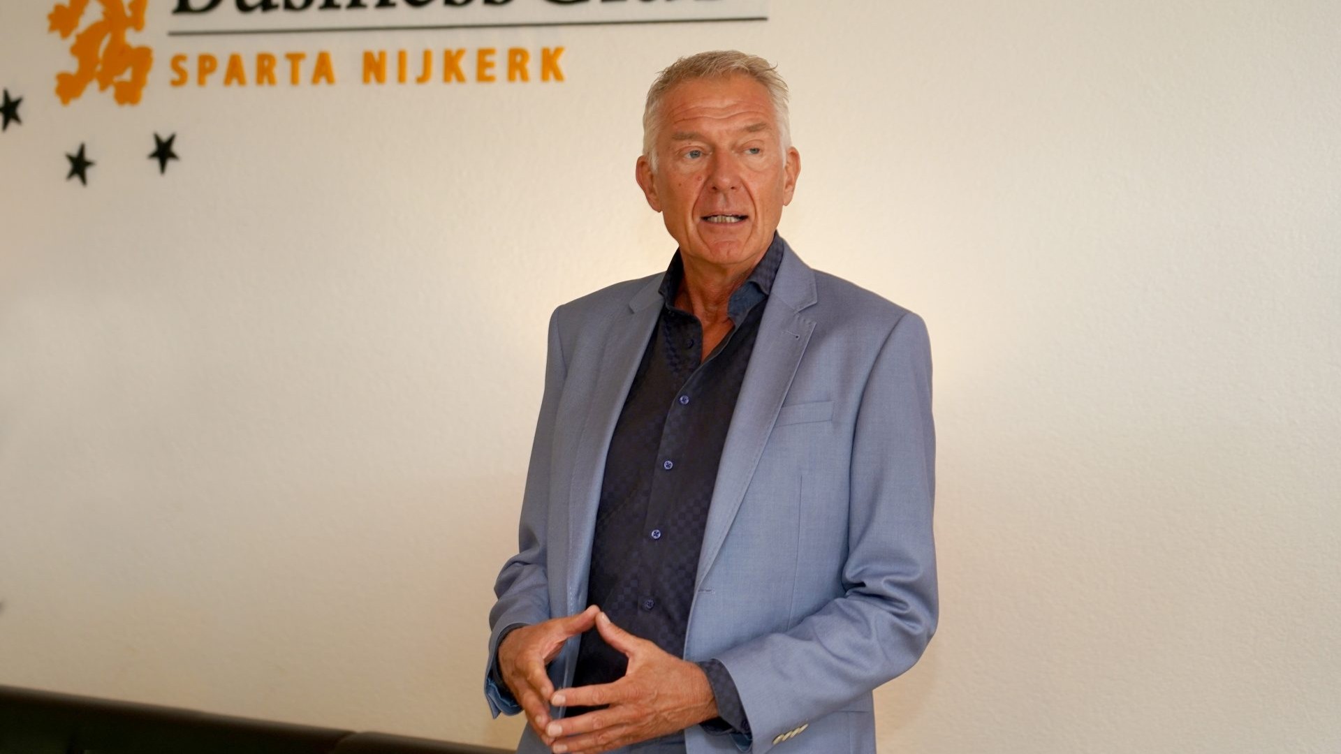 Foto: Voorzitter BusinessClub Sparta Nijkerk neemt afscheid: ‘De club zit onder mijn huid’