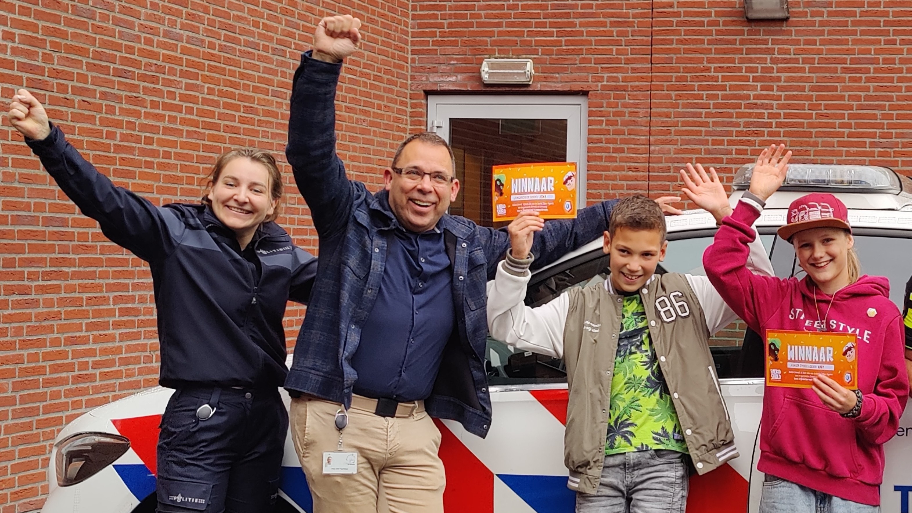 Foto: Jens en Amy zijn de beste ‘Cyber Agents’ van Ermelo