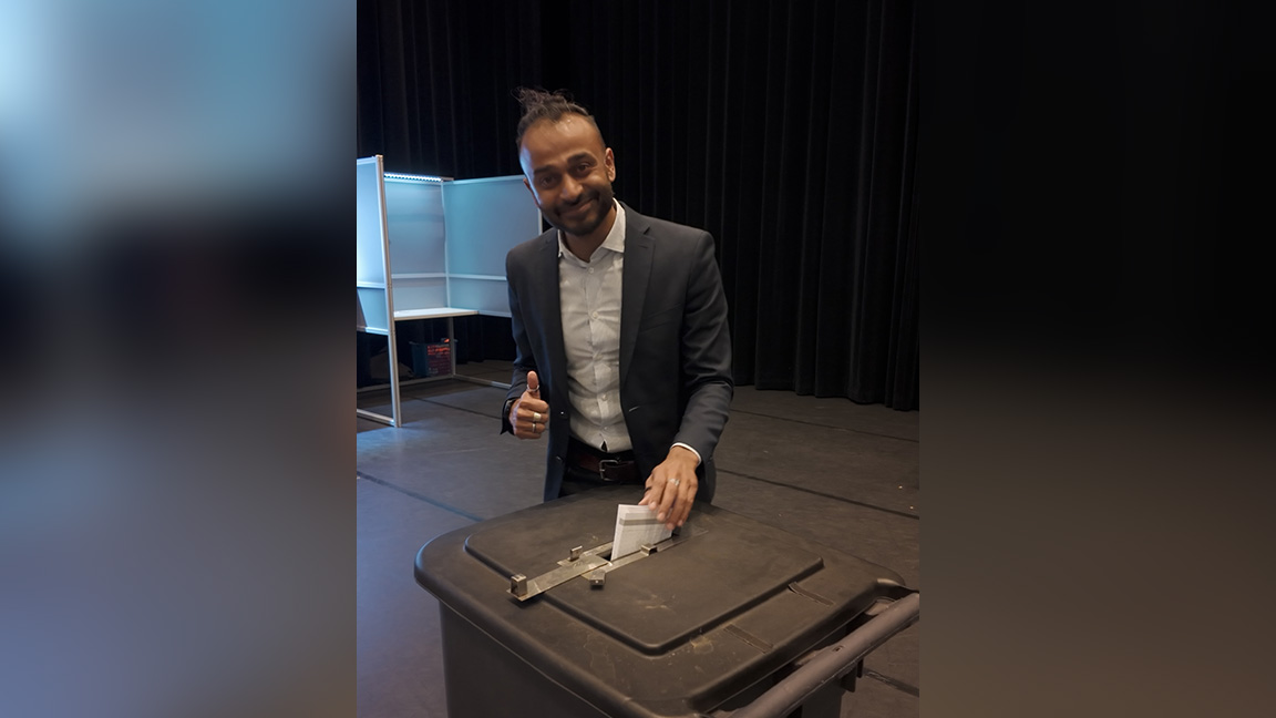 Foto: Wel of geen zetel? Sarath Hamstra voelt na campagne eindelijk rust