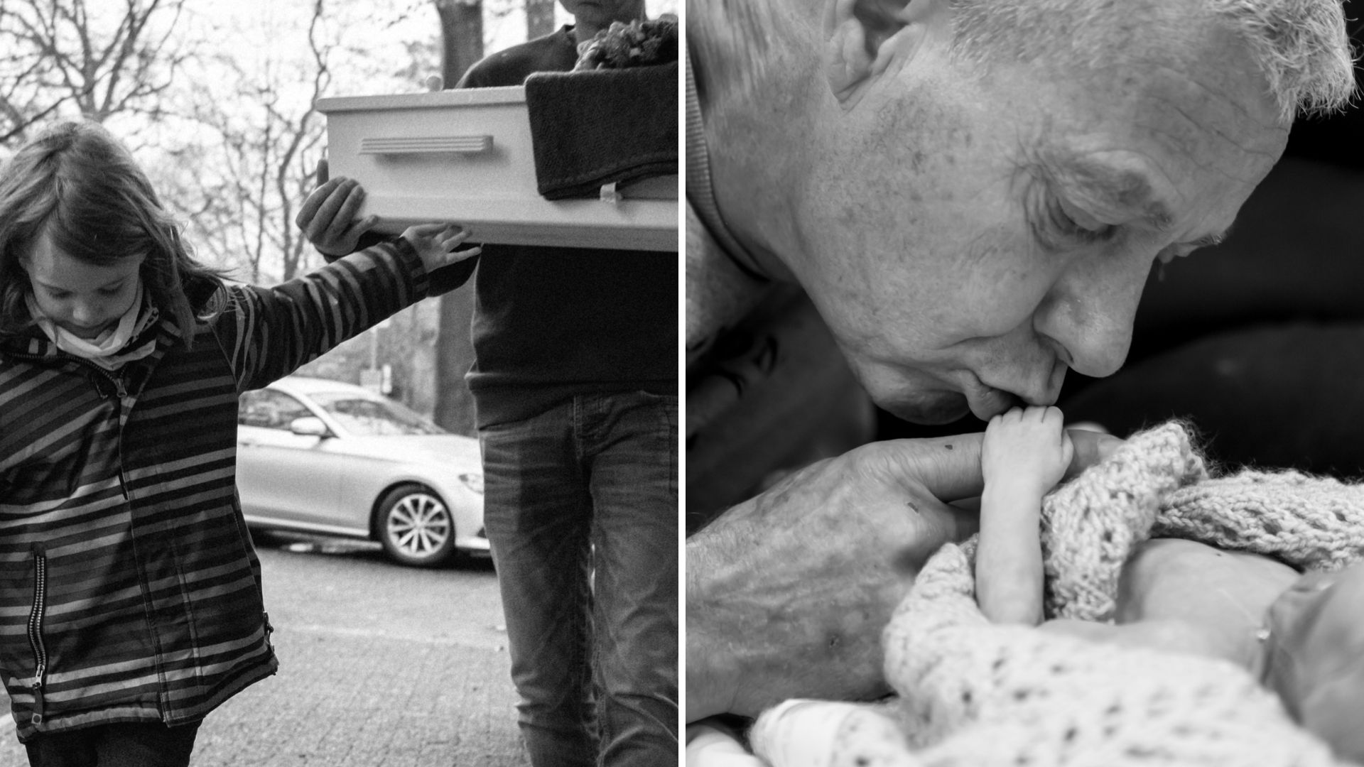 Foto: Amy verloor drie kinderen en begeleidt nu zelf ouders bij een passend afscheid