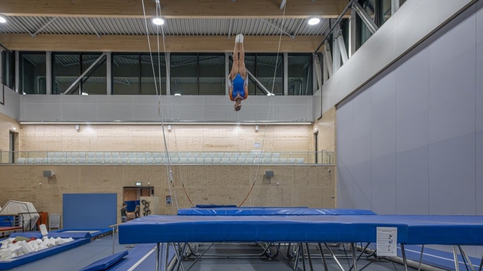 Foto: Sparta Ermelo na 25 jaar weer gastheer nationale wedstrijden trampolinespringen