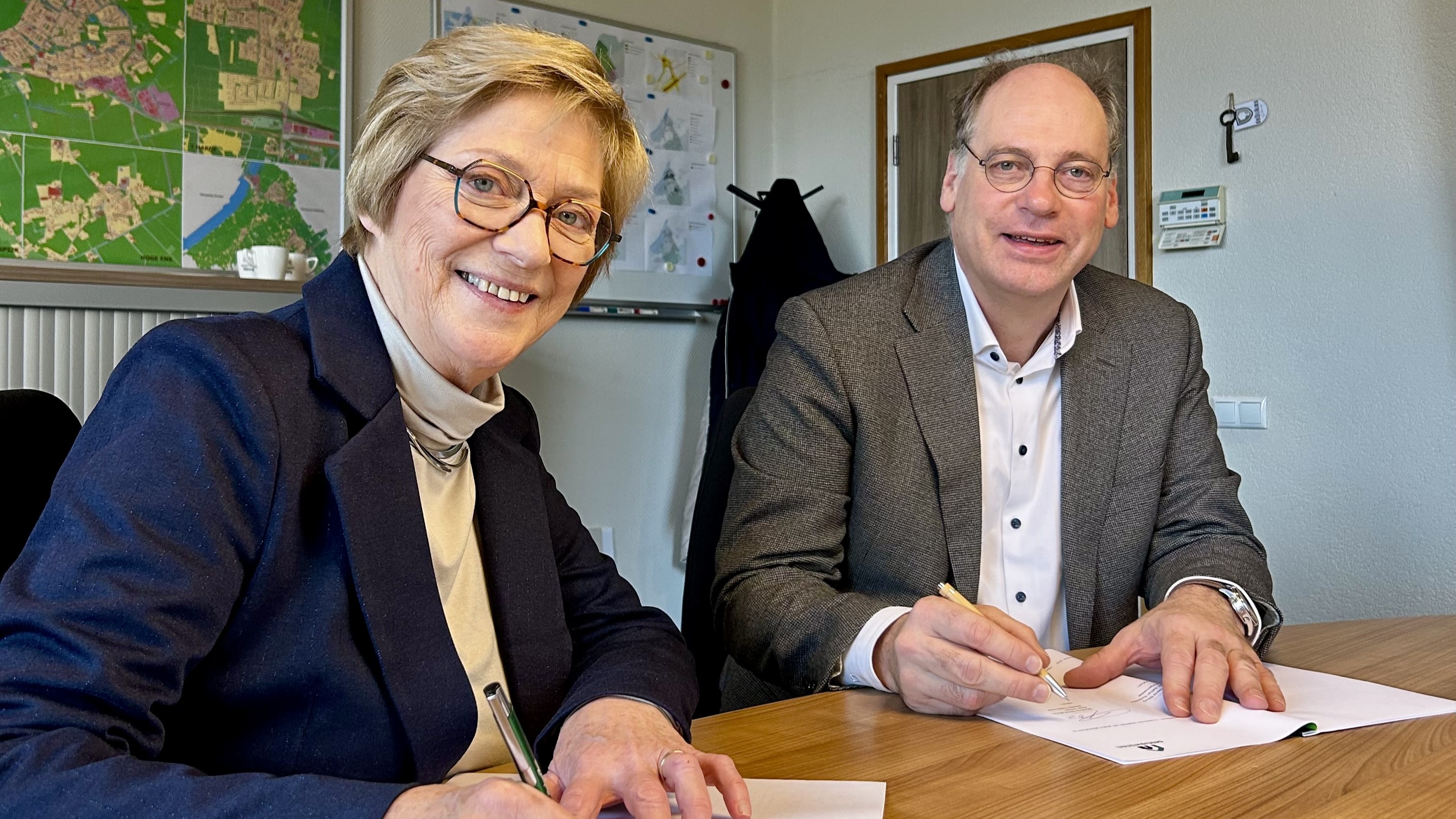 Foto: Gemeente Elburg en Omnia Wonen zetten volgende stap in ontwikkeling Molenkamp