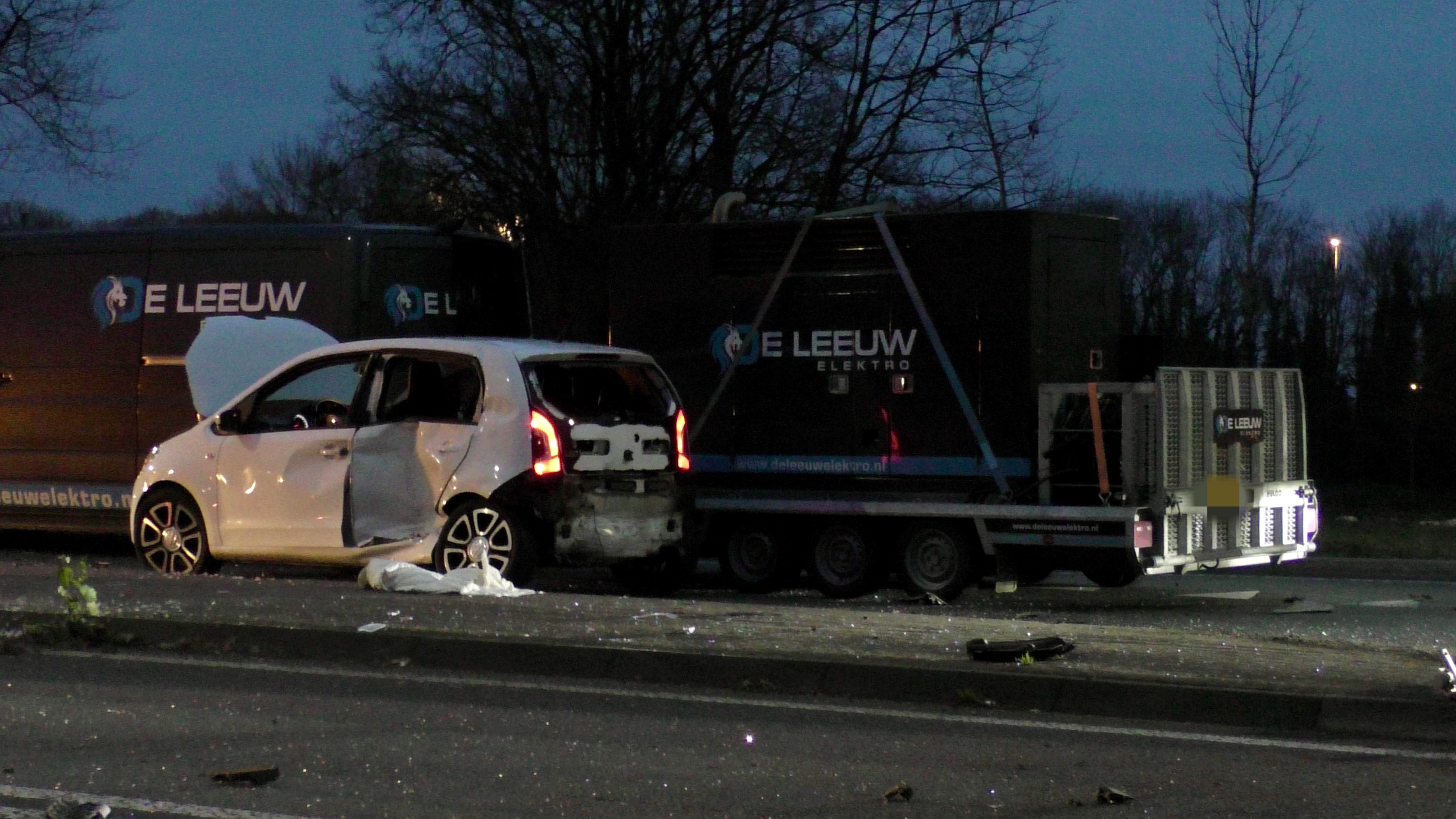 Foto: Ernstig ongeval op Zelderseweg bij Terschuur