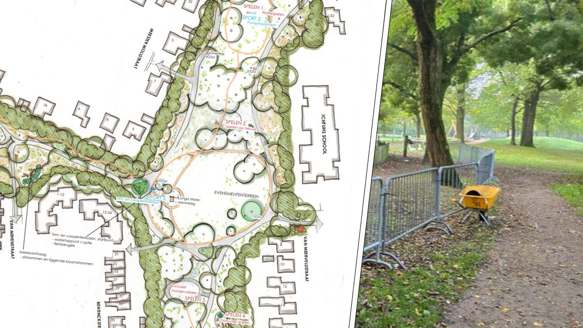 Foto: Meer vertrouwen bij buurt na overleg over de Groene Scheg: 'Ze gaan ons serieus nemen'