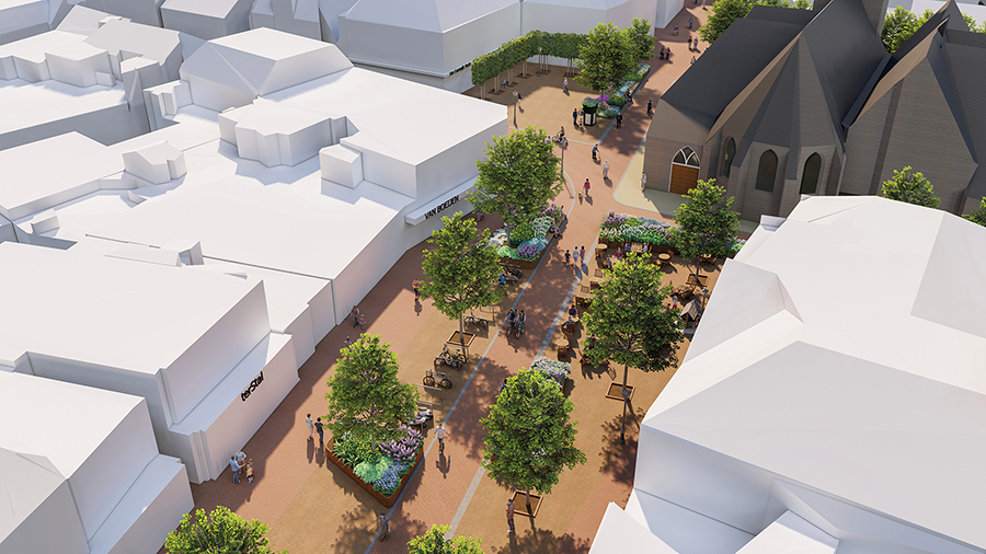 Foto: Na zes jaar en acht miljoen: dit is het nieuwe centrum van Putten