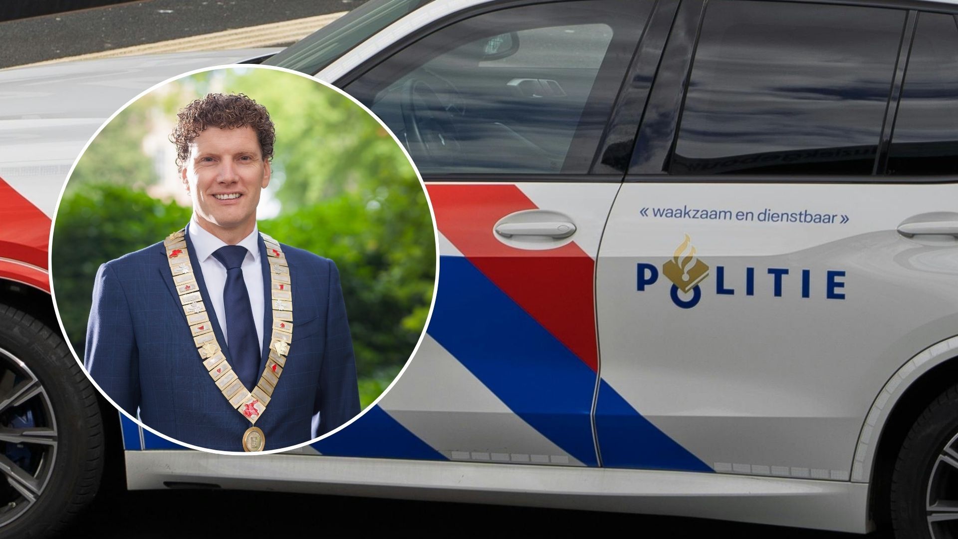 Foto: Barneveldse burgemeester Van der Tak betrokken bij aanrijding met voetganger