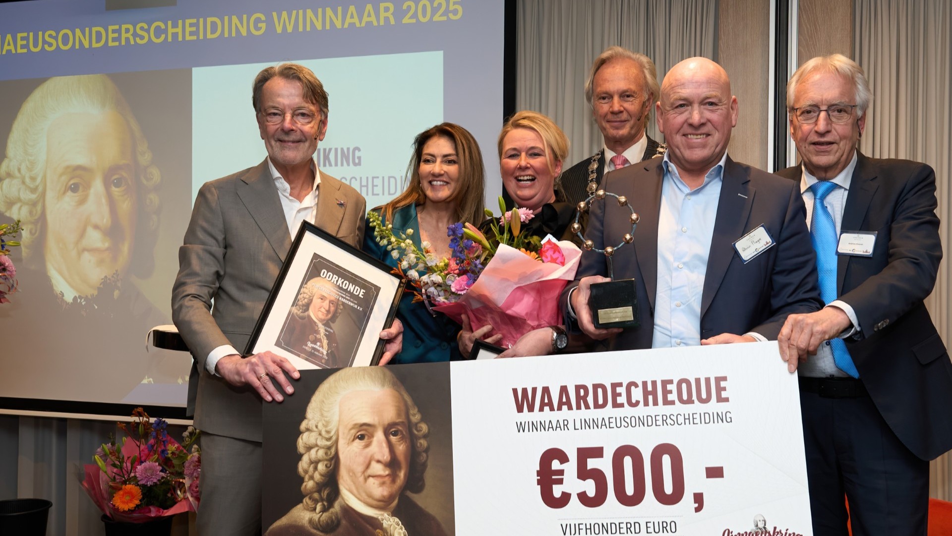 Foto: Waarom juist dit Harderwijkse familiebedrijf de Linnaeusonderscheiding won