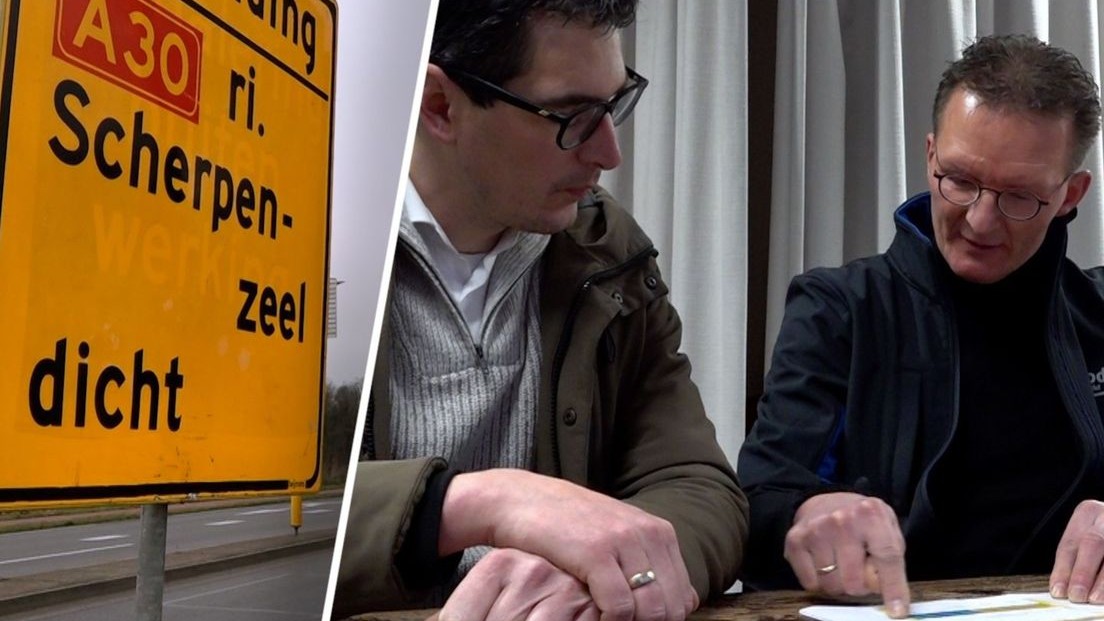 Foto: Barneveldse ondernemers in verzet tegen langdurige afsluiting A30