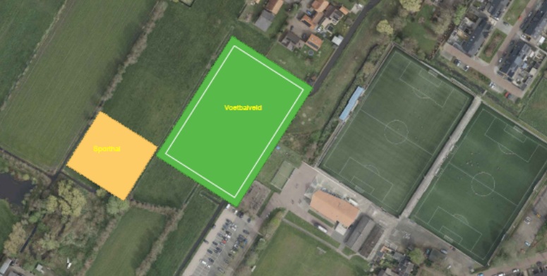 Foto: College wil 10 miljoen voor kunstgras en nieuwe sporthal in Nijkerkerveen