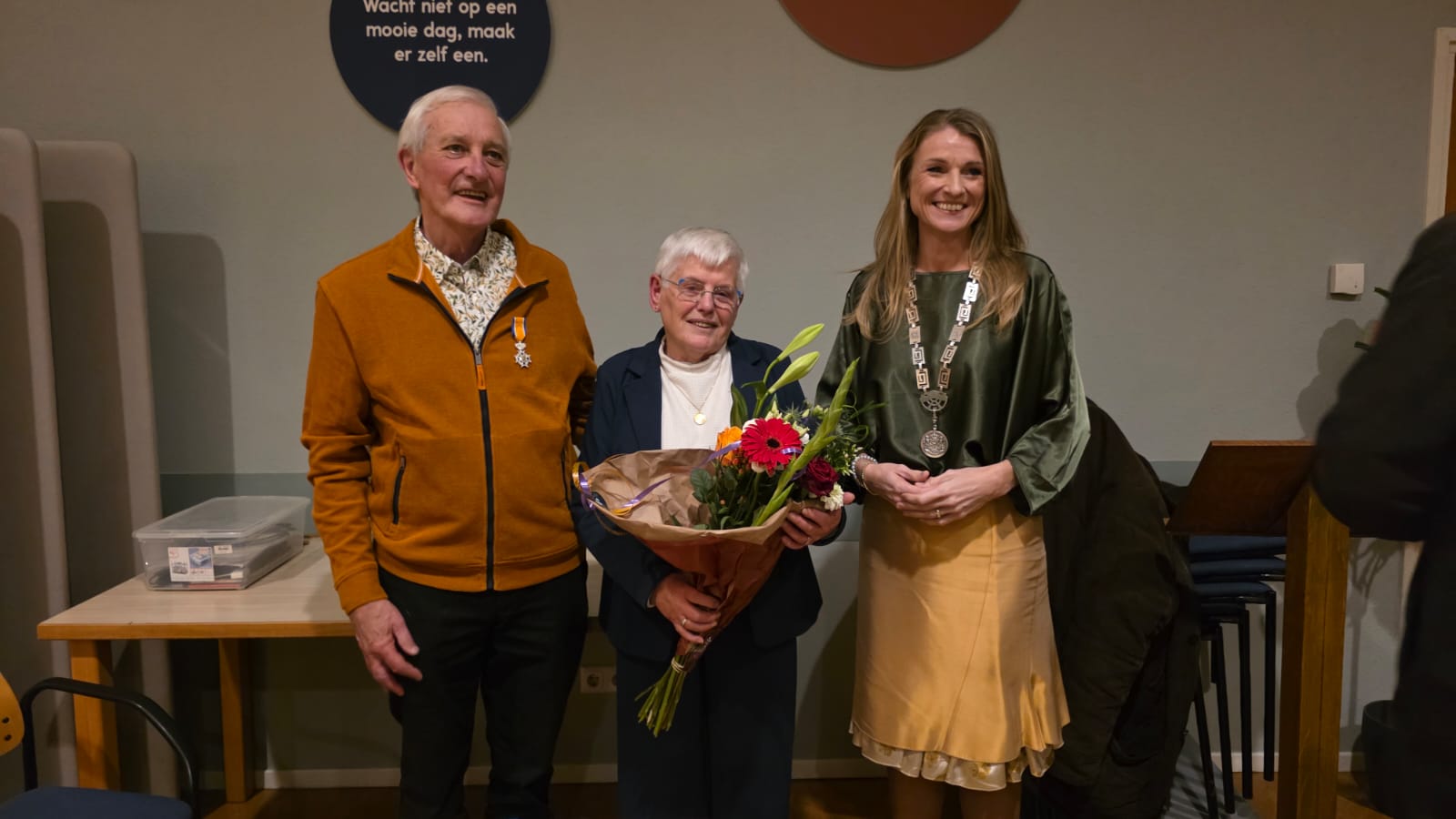 Foto: Koninklijke onderscheiding voor Frits Granneman uit Nijkerk 