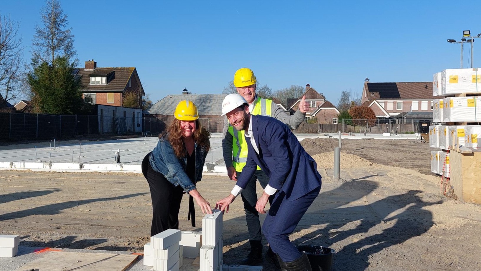 Foto: Nieuwbouw Bakkerserf gestart: dertig betaalbare huurwoningen