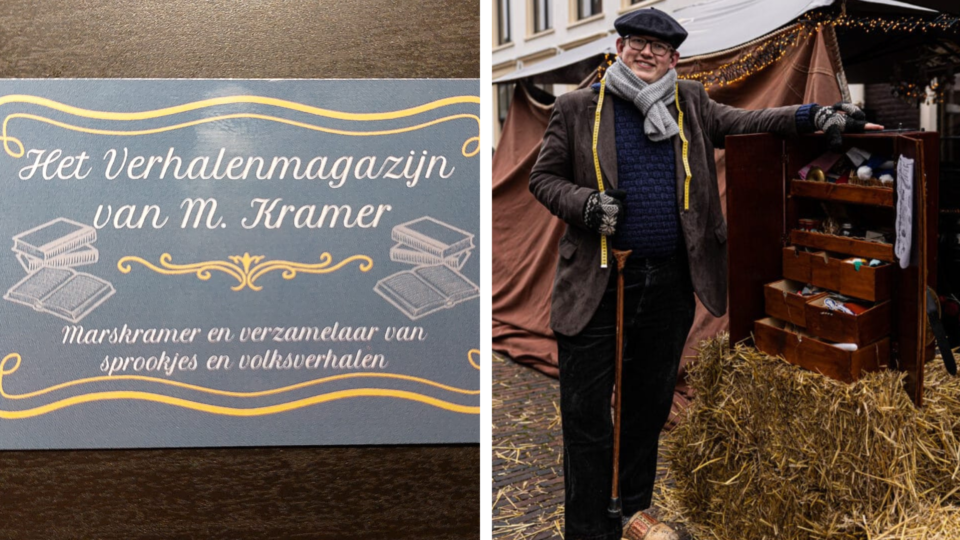Foto: Gerjan bereidt zich het hele jaar voor op hét kerstevenement van Elburg