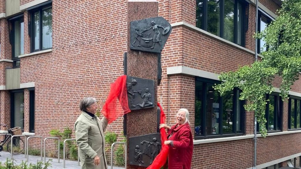 Foto: 'De 7 werken van barmhartigheid' heeft een nieuw plekje gekregen