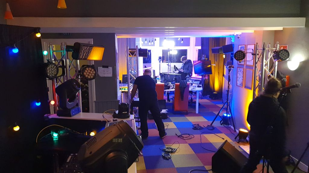 Foto: Glazen Thuis volop in de opbouw bij A1 Mediagroep