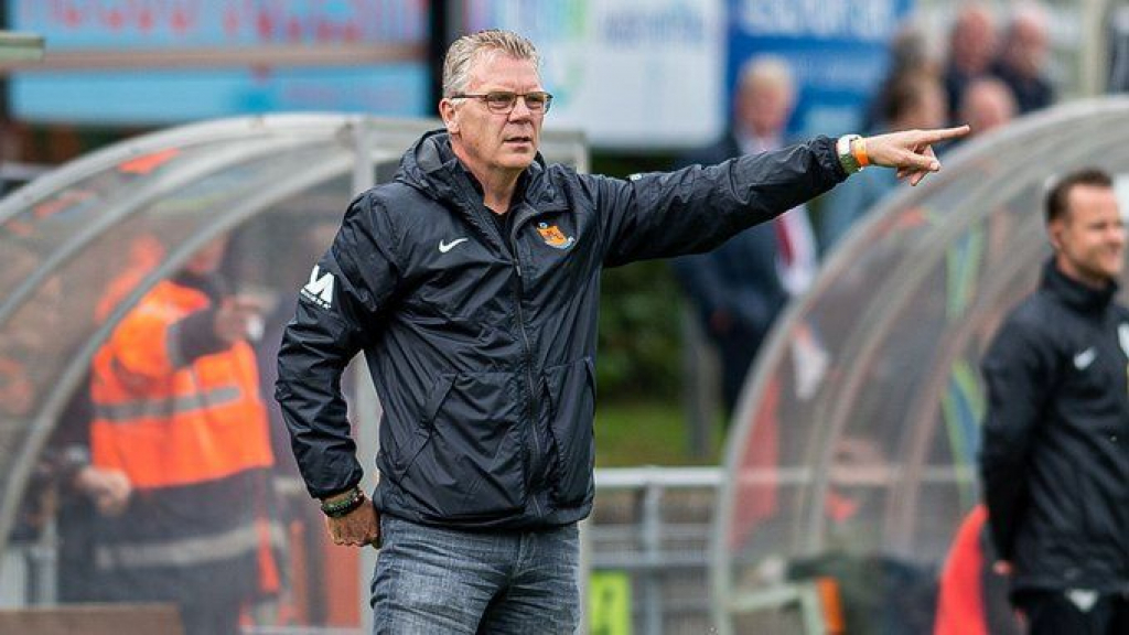 Foto: Bert van Hunenstijn nieuwe hoofdtrainer vv Hierden