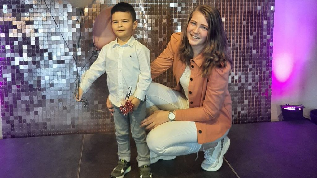 Foto: Marlinde wil voor zoontje Vinz altijd een winnaar zijn en blijven