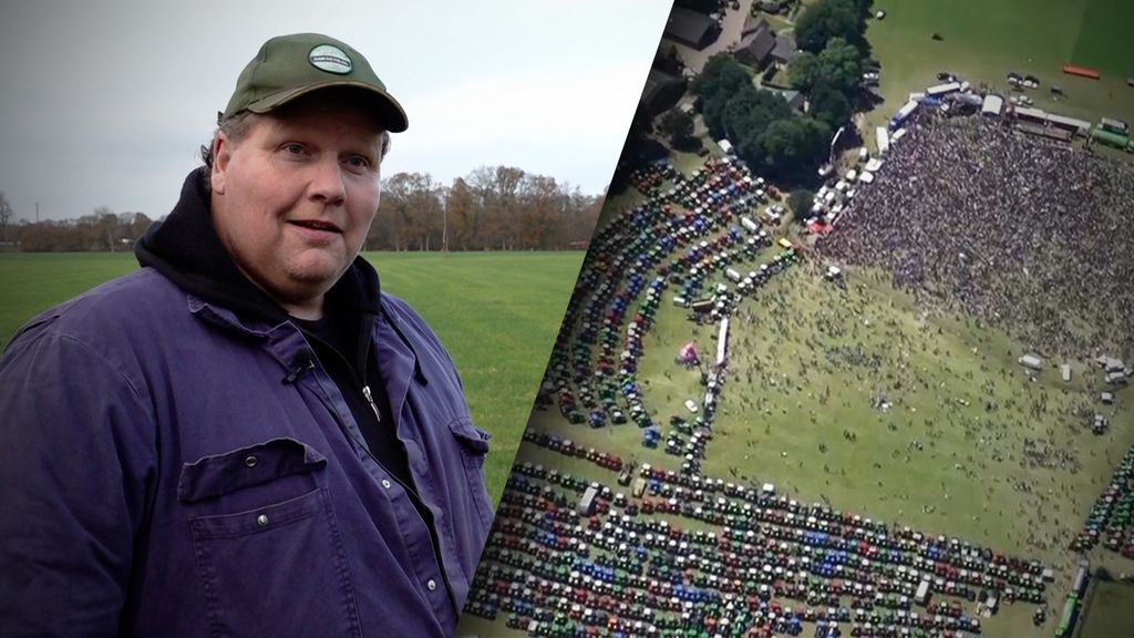 Foto: Gert-Jan over 'zijn' landelijke boerenprotest: 'We hebben er niet zoveel mee bereikt'