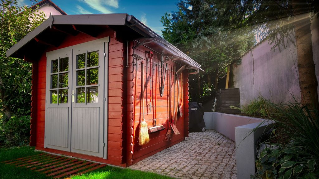 Foto: De perfecte toevoeging voor elke tuin, een tuinhuis