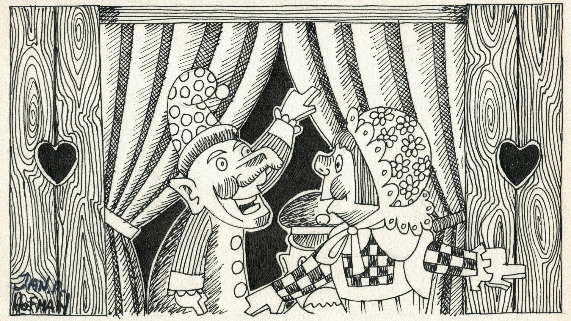 Foto: Poppenkast tijdens Open Monumentendag in Museum Nijkerk