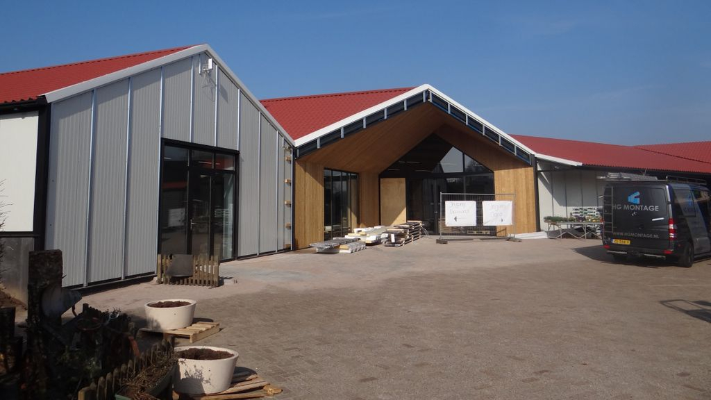 Foto: Nieuwbouw Agro Tuin & Dier nadert voltooiing