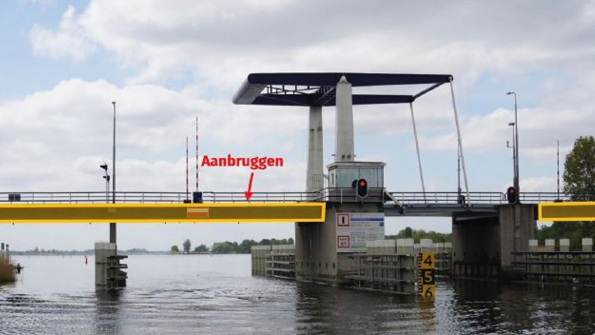 Foto: Onderhoud Elburgerbrug en kruispunt Elburgerweg
