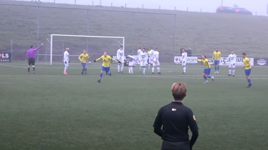 Foto: Nunspeet met winst terug naar huis zaterdag
