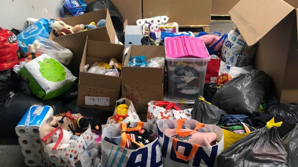 Foto: Spontane actie voor Oekraïne op Prinses Beatrixschool in Hulshorst