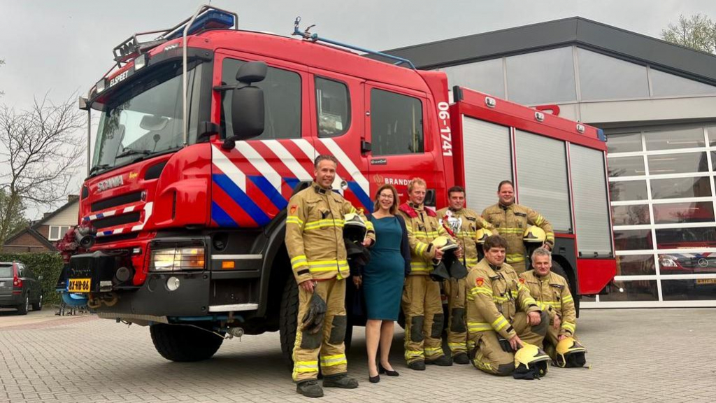Foto: Brandweer Elspeet eerste op provinciale brandweerwedstrijden