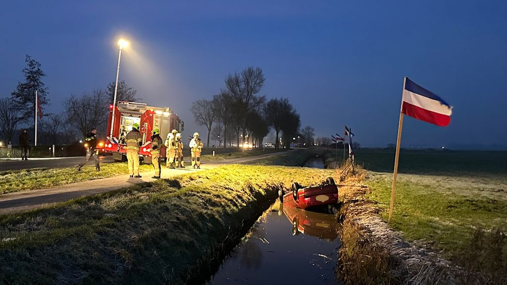 Foto: Gewonde bij ongeval door gladheid