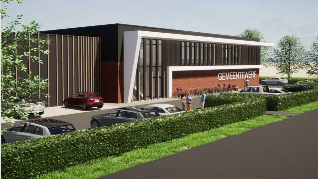 Foto: Ontwerp voor nieuwe gemeentewerf in Elburg is gepresenteerd