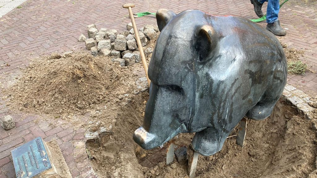 Foto: Keilerbeeld krijgt tijdelijk nieuw onderkomen