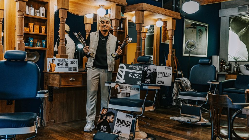 Foto: Khalid valt in de prijzen bij BarberSociety Live: ‘Ik ben super trots’