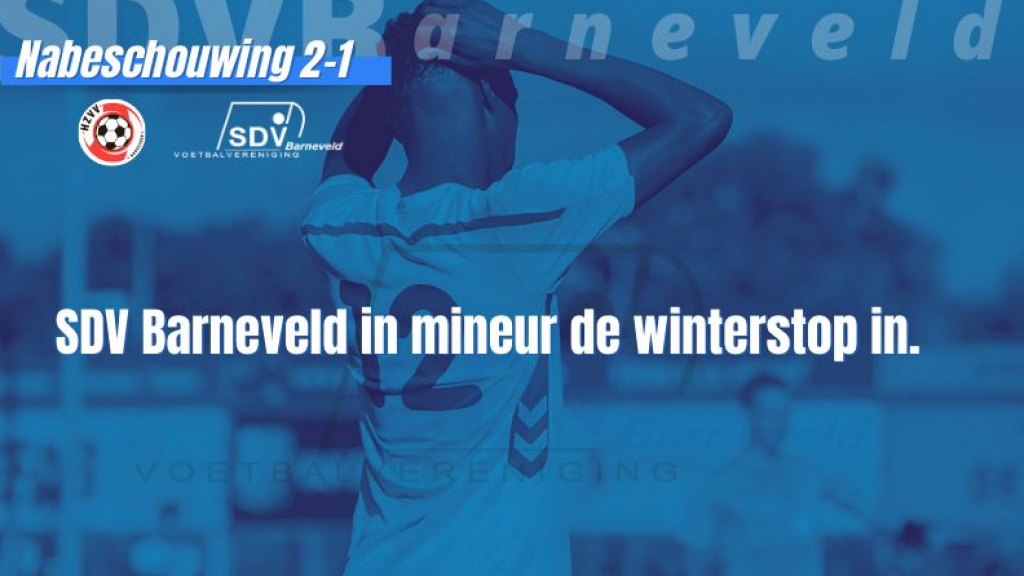 Foto: SDVB in mineur de winterstop in