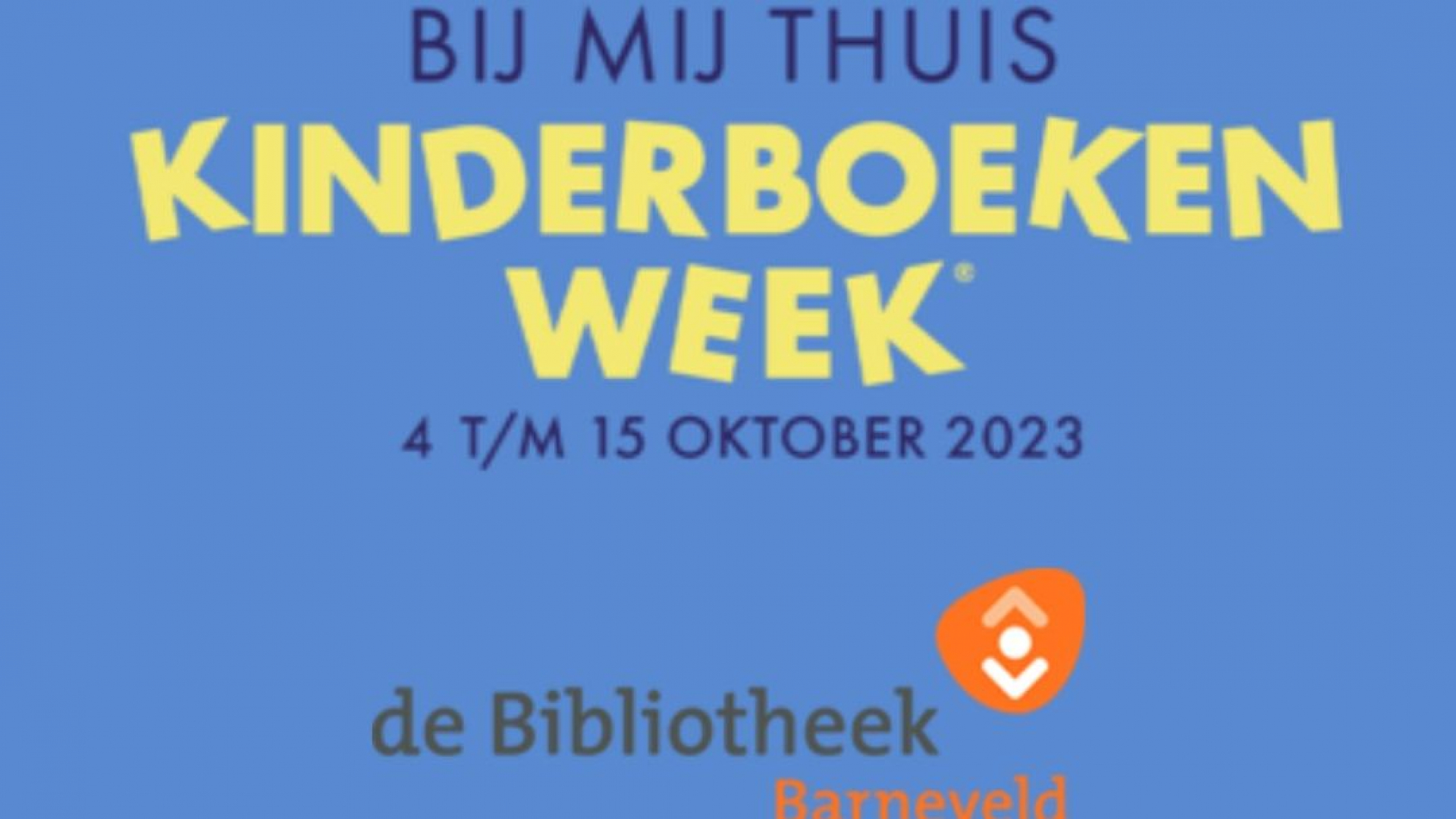 Foto: Bibliotheek Barneveld tijdens Kinderboekenweek