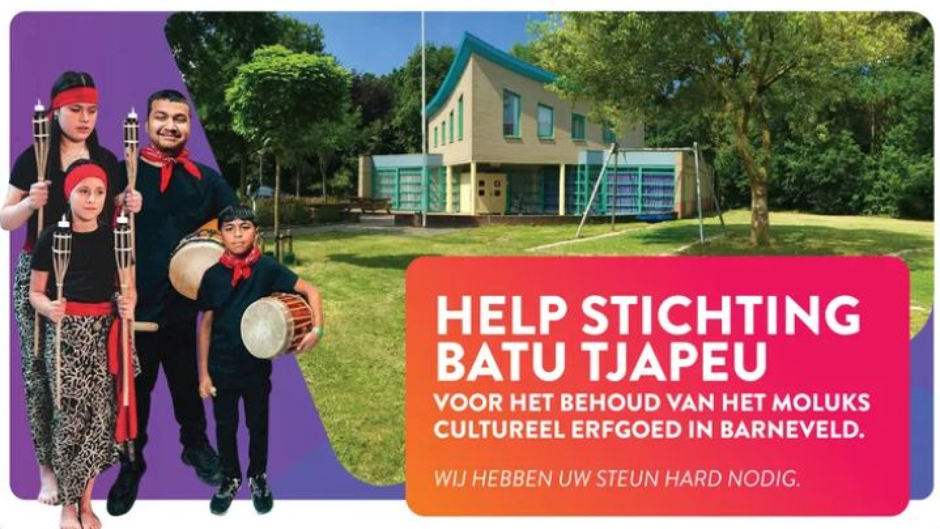 Foto: Inzamelingsactie voor het behoud van het Moluks cultureel erfgoed in Barneveld