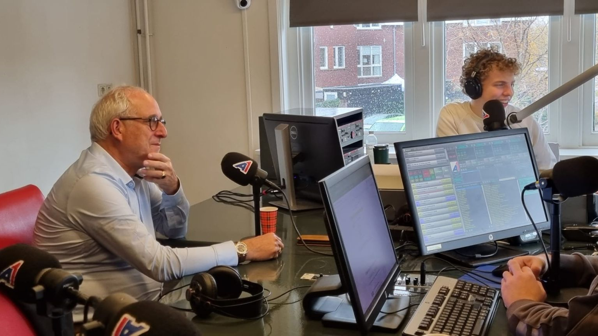 Foto: Burgermeester Renkema bij A1