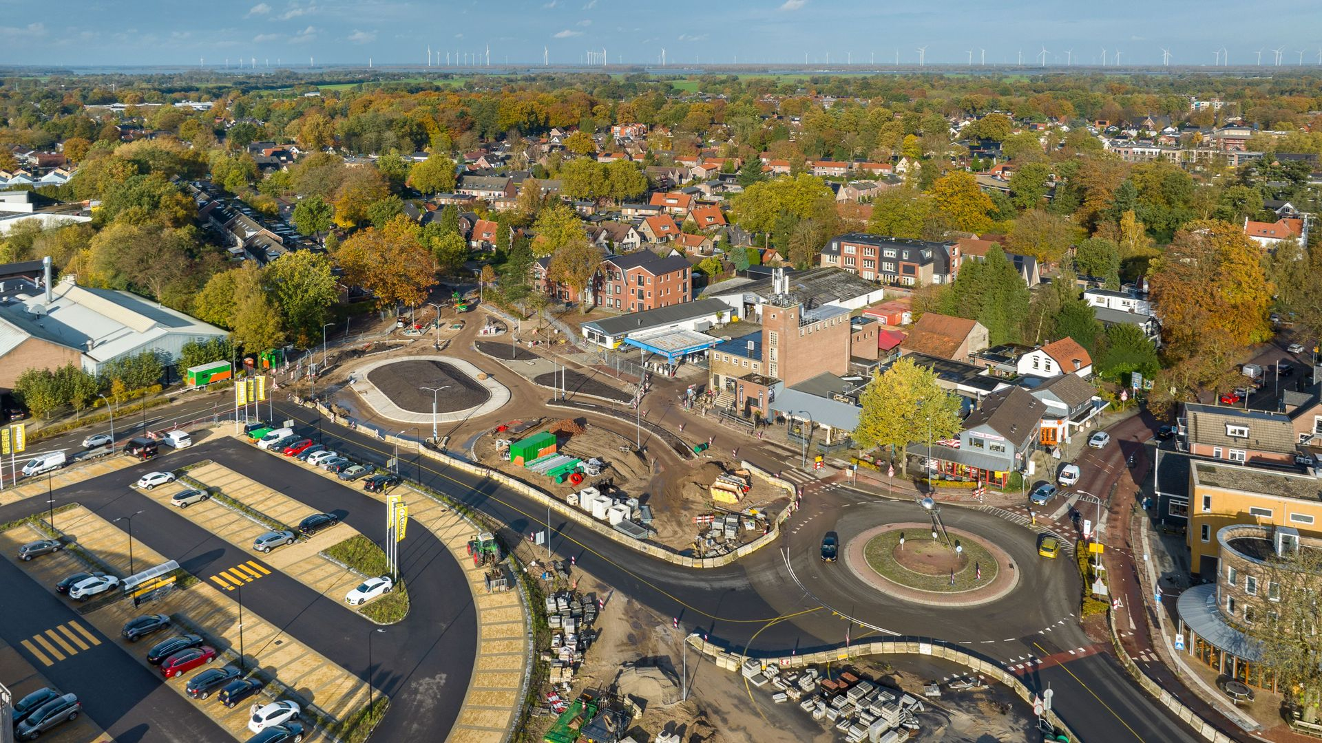 Foto: Stationslaan tijdelijk alleen via noordzijde bereikbaar