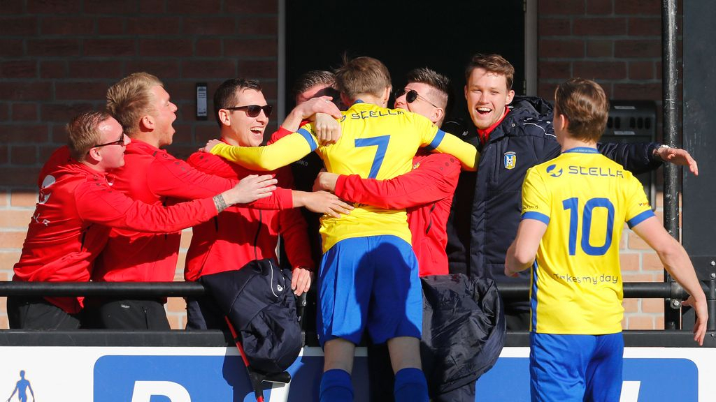 Foto: Gehavend Nunspeet wint eenvoudig in Wierden