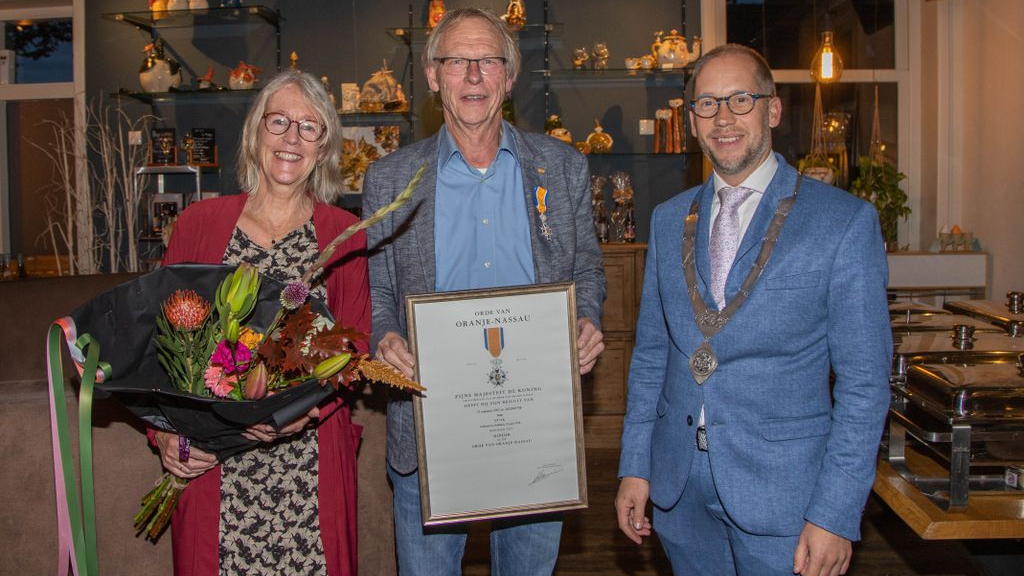 Foto: Koninklijke onderscheiding voor Jaap Quak