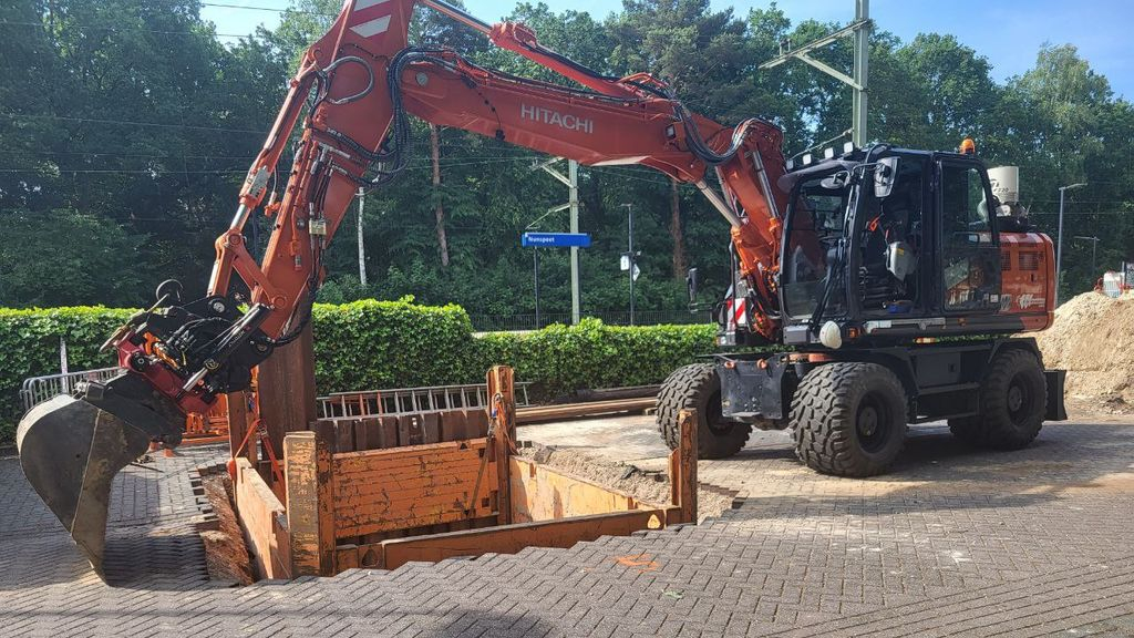 Foto: Verkeershinder rondom het stationsgebied
